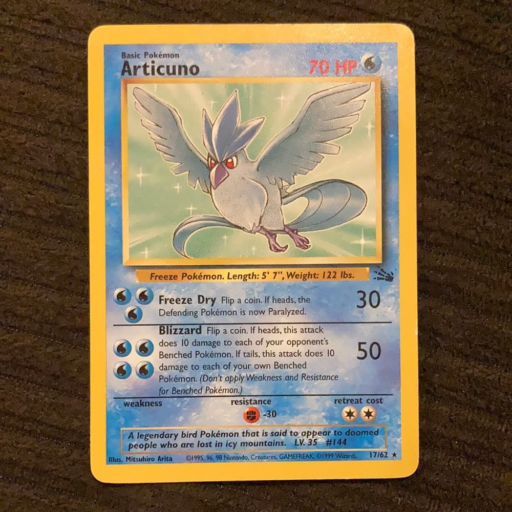 Articuno Pokémon Card